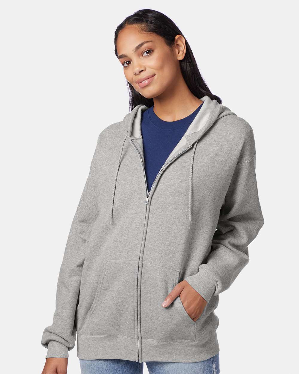Sudadera con Cierre y Capucha