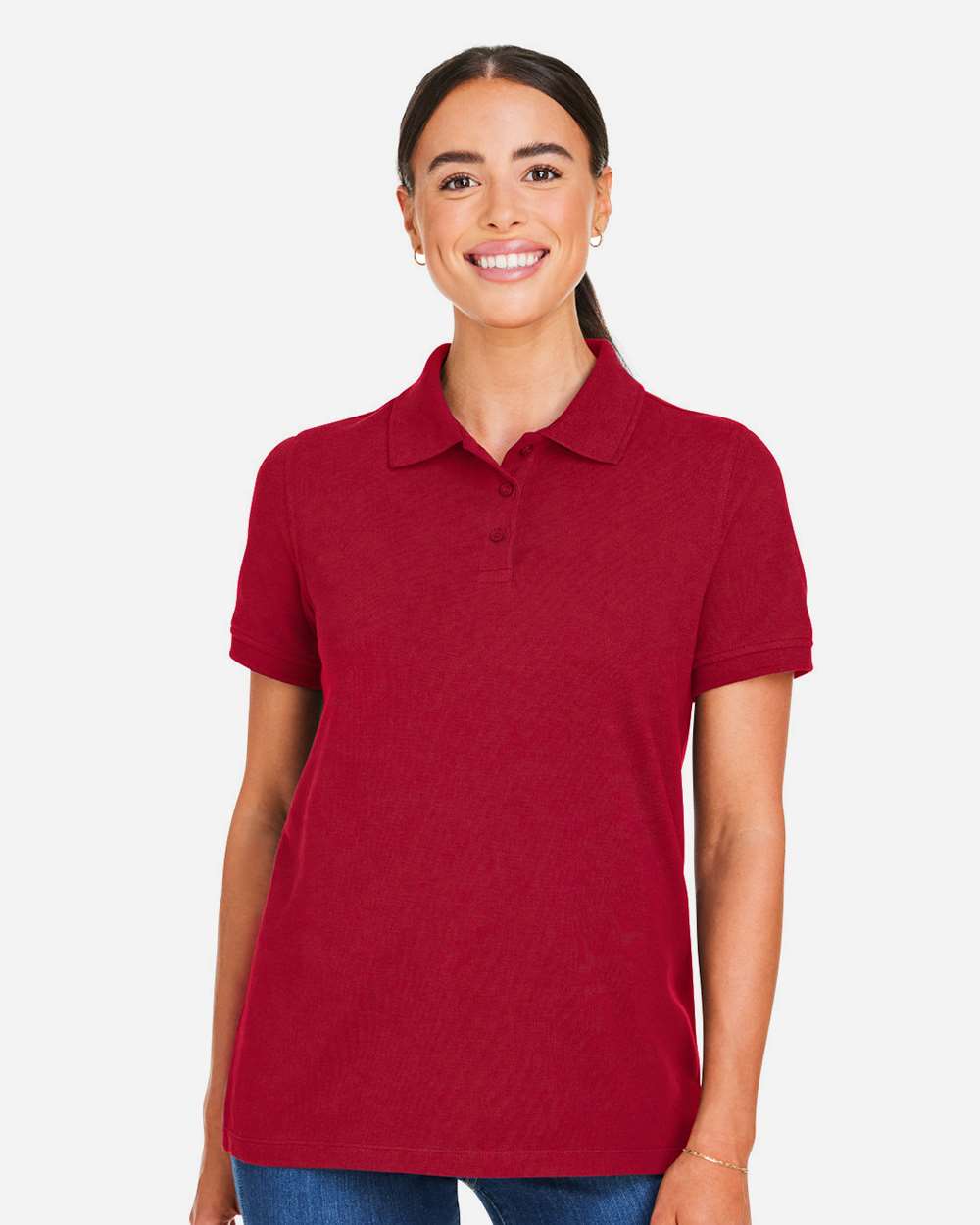 Playera Tipo Polo 50/50